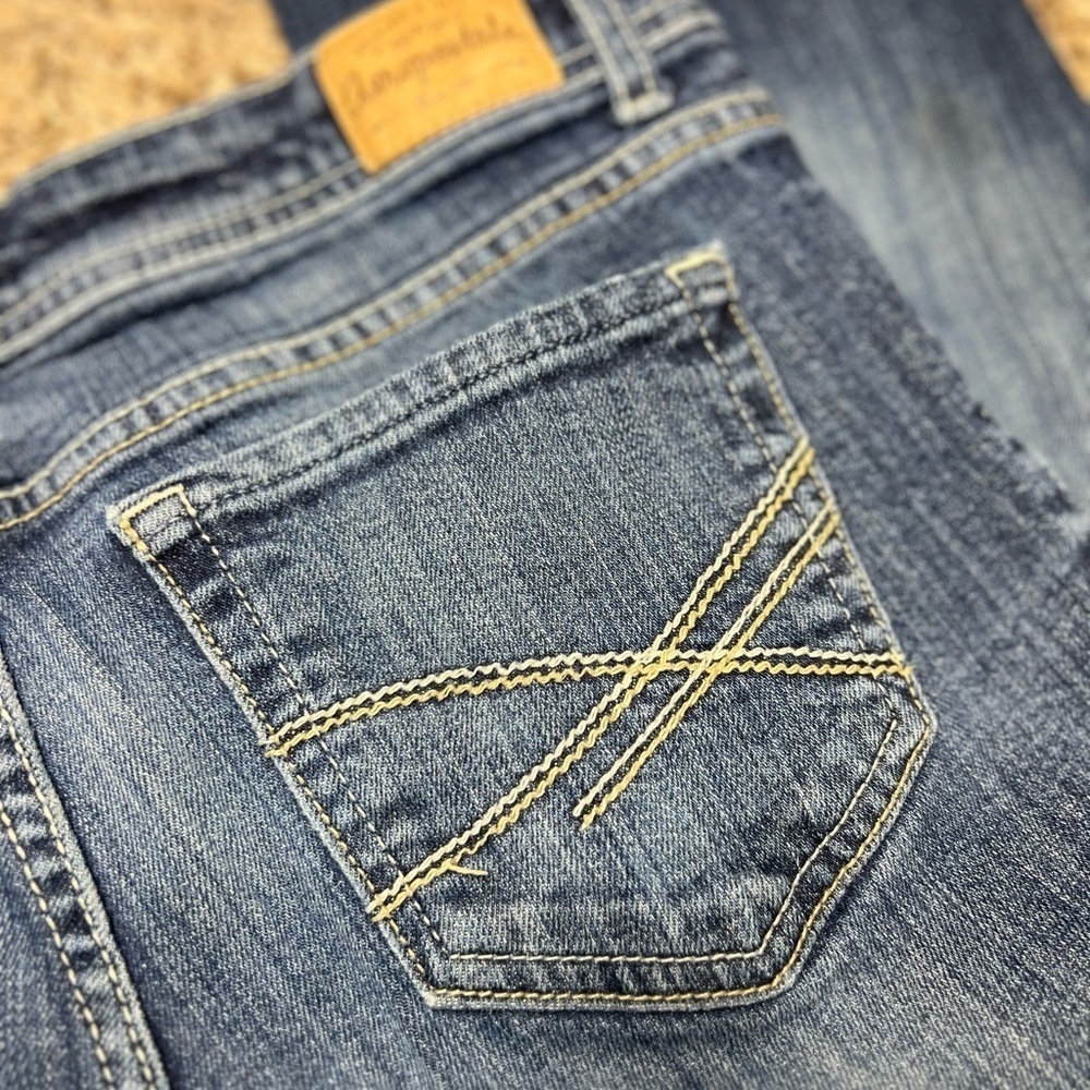 Aeropostale Women's Flare Jeans in Blue - Picture 6 of 11